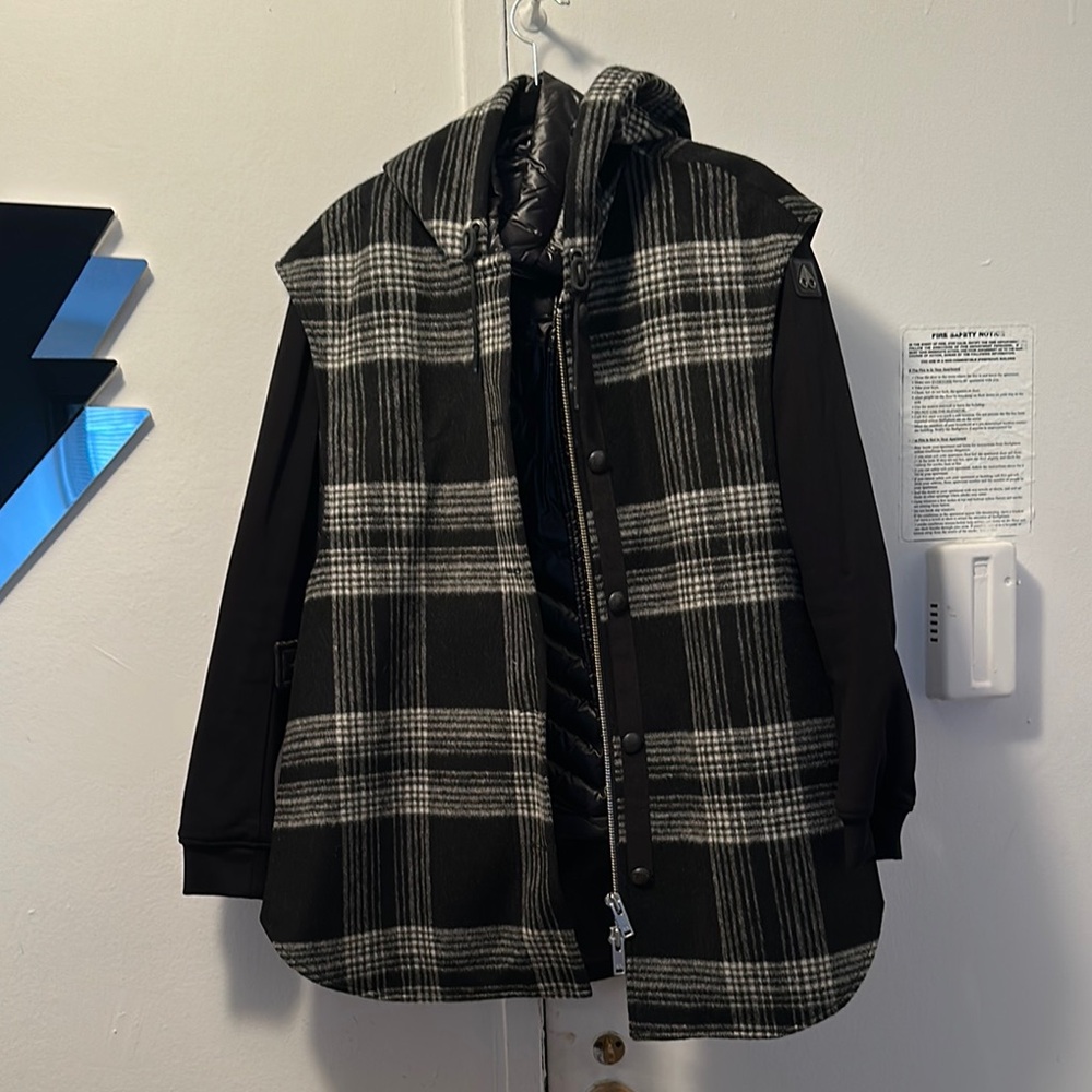 Two piece down coat and vest